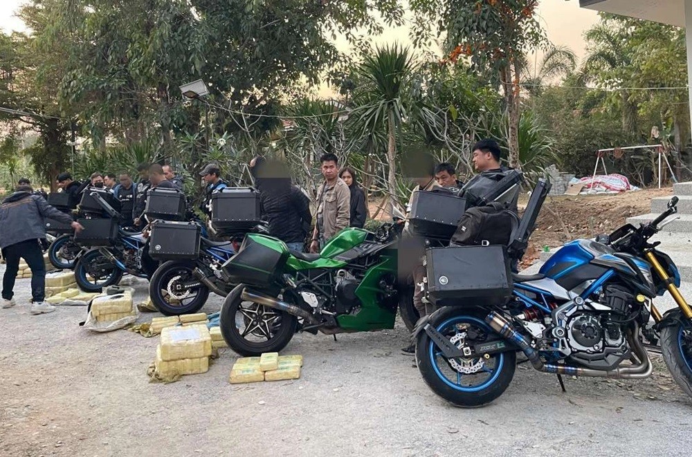 Bikers Busted With 1.9 Million Meth Pills at Chiang Rai Resort