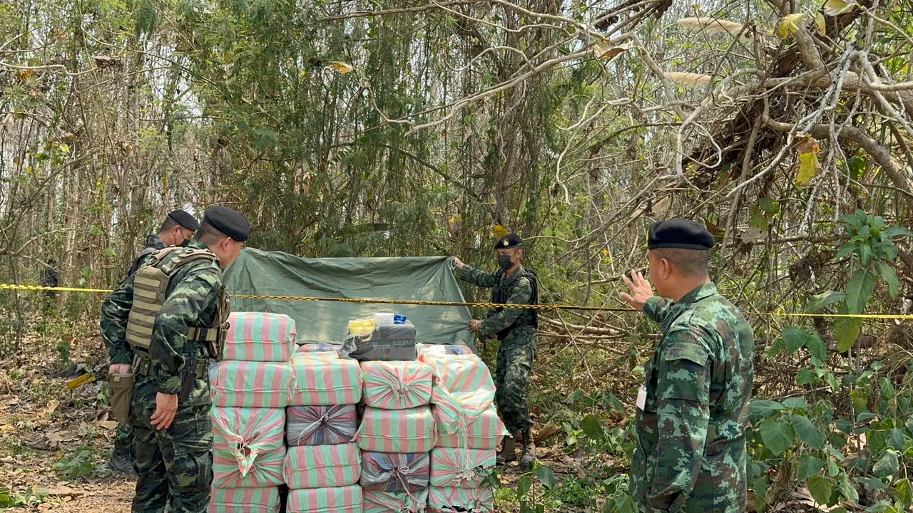 Paramilitary Rangers Seize 7.9 Million Meth Pills in Chiang Rai